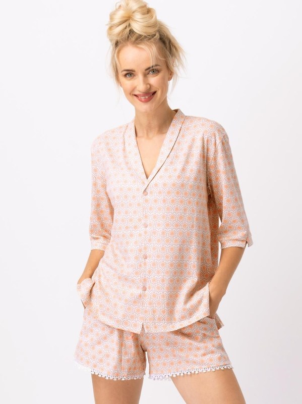 Pyžamo Key LNS 753 A25 kr/r S-XL na zip Pyžamo Key LNS 753 A25 kr/r S-XL na zip - Dámské oblečení pyžama