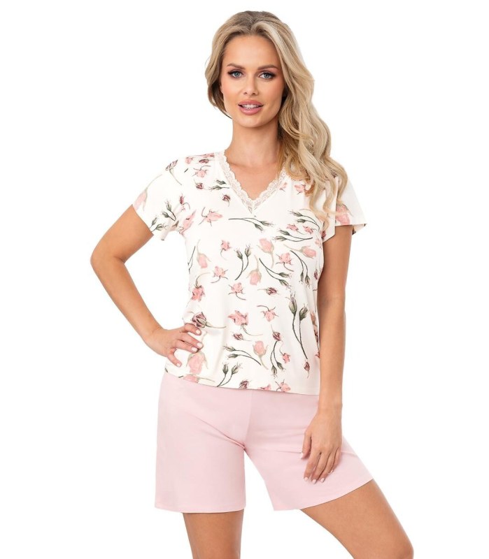 Pyžamo Donna Amaris 1/2 cr/r M-2XL Pyžamo Donna Amaris 1/2 cr/r M-2XL - Dámské oblečení pyžama