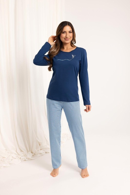 Pyžamo Regina 714 dlouhé/r 2XL-3XL Z25/26 dámské - Dámské oblečení pyžama