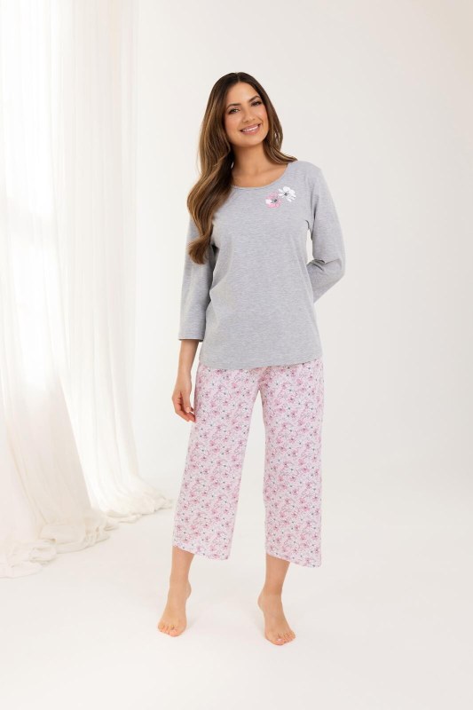 Pyžamo Regina 711 3/4 2XL-4XL Z25/26 dámské - Dámské oblečení pyžama