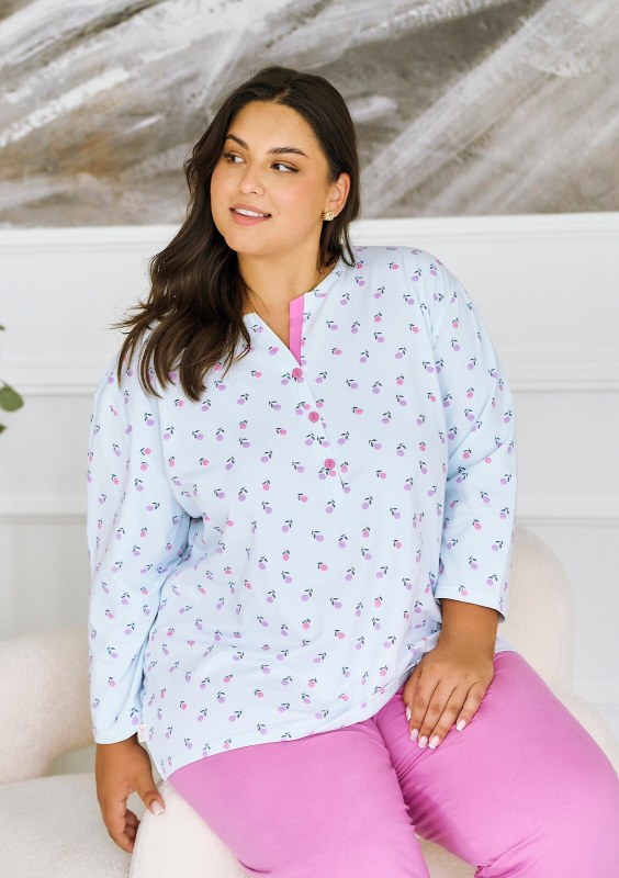 Taro Yolanda 3462 dlouhé/r 2XL-4XL Z25/26 dámské pyžamo - Dámské oblečení pyžama