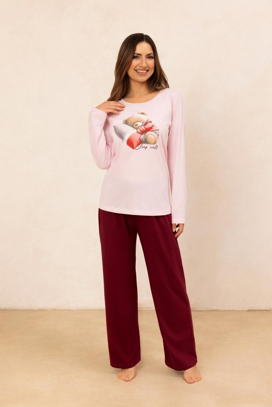 Pyžamo Regina 728 long/r S-XL Z25/26 dámské - Dámské oblečení pyžama