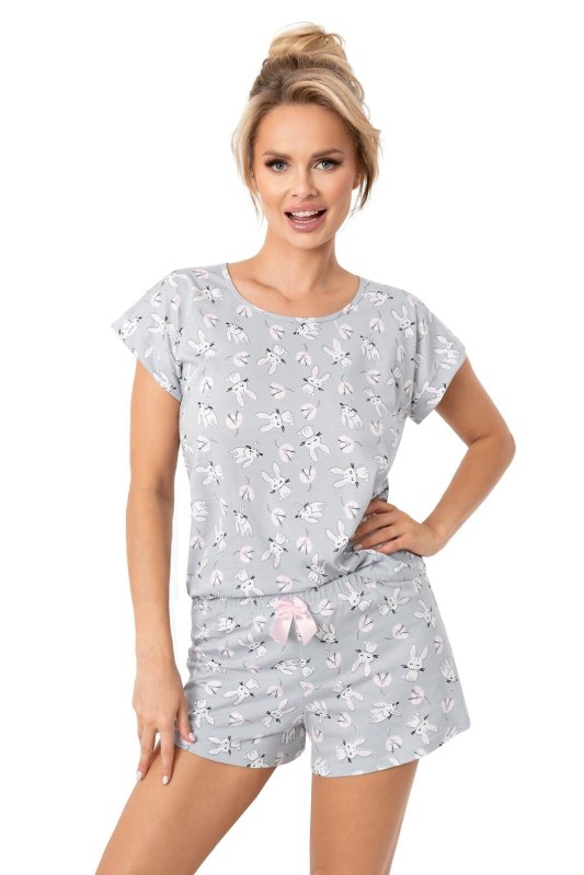 Pyžamo Donna Bunny Short kr/r S-2XL - Dámské oblečení pyžama
