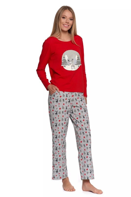 Pyžamo Moraj PDD4800-012 long/r S-2XL - Dámské oblečení pyžama