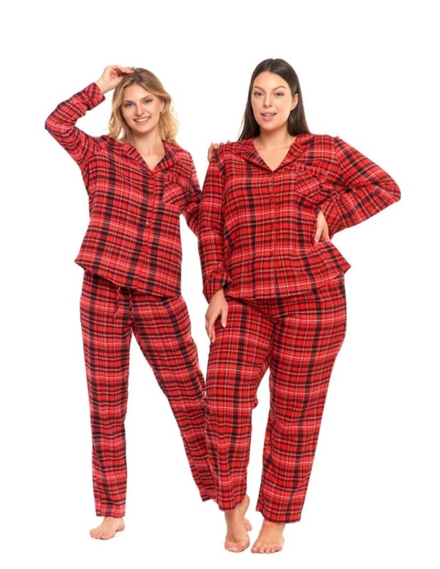 Pyžamo Moraj PDD7200-002 dlouhé/r 2XL-3XL pruhované