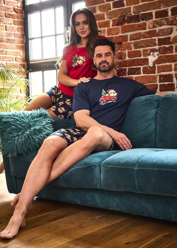 Pyžamo Cornette 628/432 Teddy 2 cr/r Christmas 3XL-5XL dámské