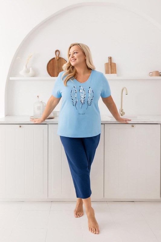 Pyžamo Regina 742 cr/r XL-5XL W26 dámské - Dámské oblečení pyžama