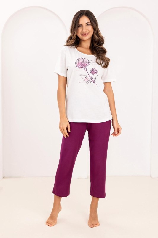 Pyžamo Regina 734 cr/r 2XL-4XL W26 dámské - Dámské oblečení pyžama