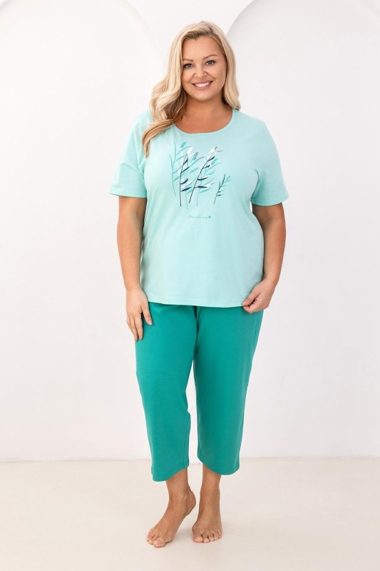 Pyžamo Regina 740 cr/r 2XL-3XL W26 dámské - Dámské oblečení pyžama