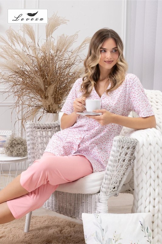 Pyžamo Leveza 1722 Odetta kr/r M-2XL