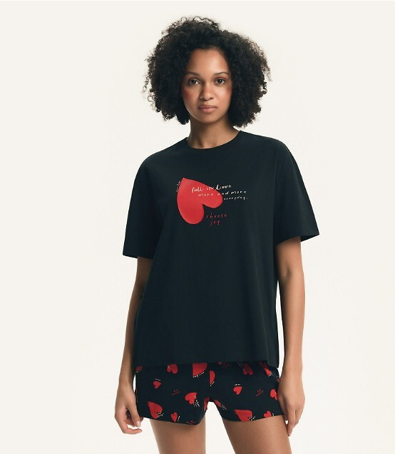 Henderson Dámské pyžamo 44497 Elain kr/r S-3XL - Dámské oblečení pyžama