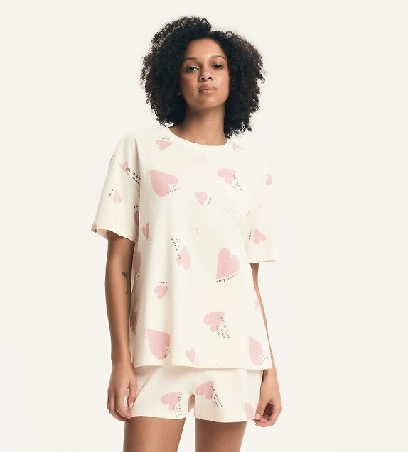 Henderson Dámské pyžamo 44498 Elain kr/r S-3XL - Dámské oblečení pyžama