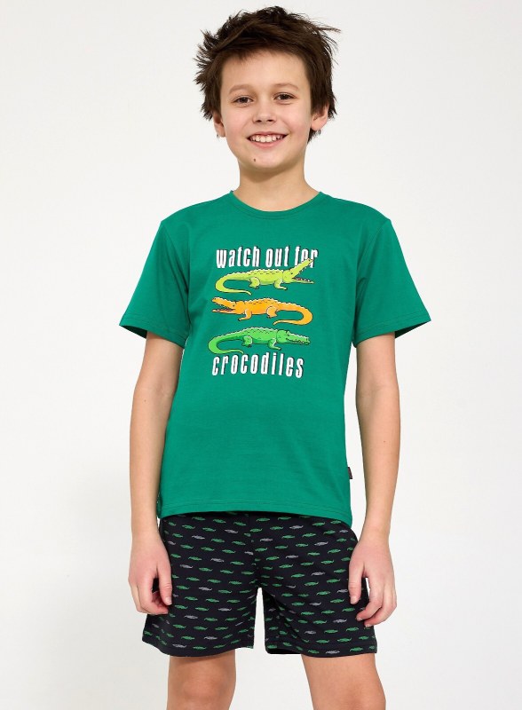 Pyžamo Cornette Young Boy 790/125 Krokodýli kr/r 134-164 - Dámské oblečení pyžama