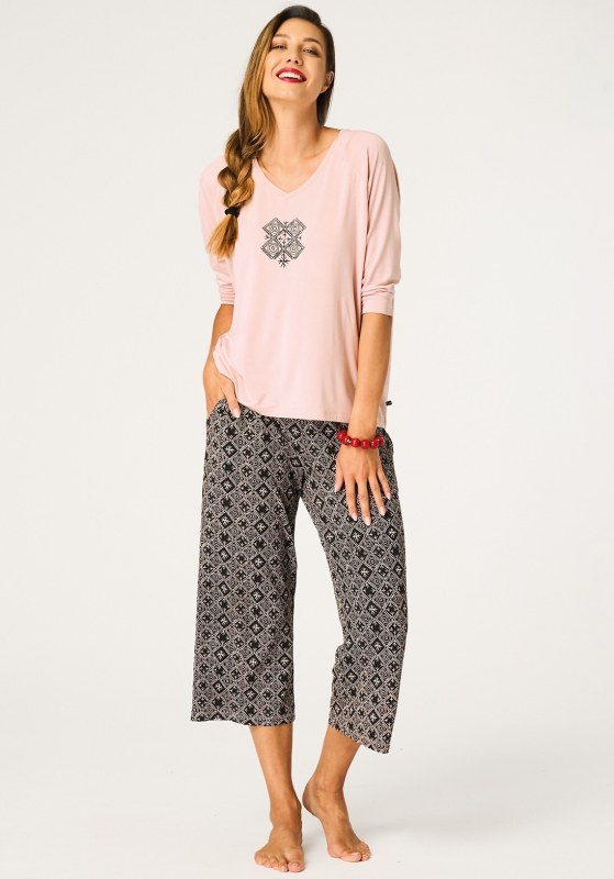 Klíč LNS 731 A26 3/4 2XL-3XL dámské pyžamo - Dámské oblečení pyžama