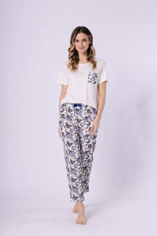 Pyžamo Leveza 1737 Irena kr/r M-2XL - Dámské oblečení pyžama