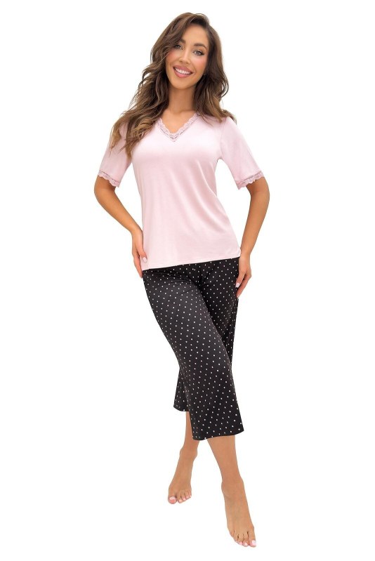 Pyžamo Donna Pati 3/4 cr/r S-2XL - Dámské oblečení pyžama