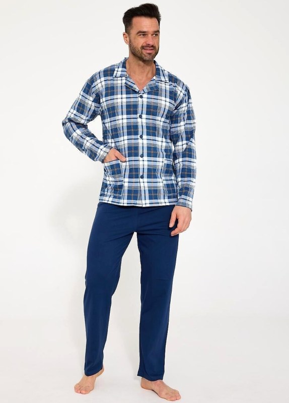 Pyžamo Cornette 114/83 délka/r 3XL/5XL pruhované - Dámské oblečení pyžama