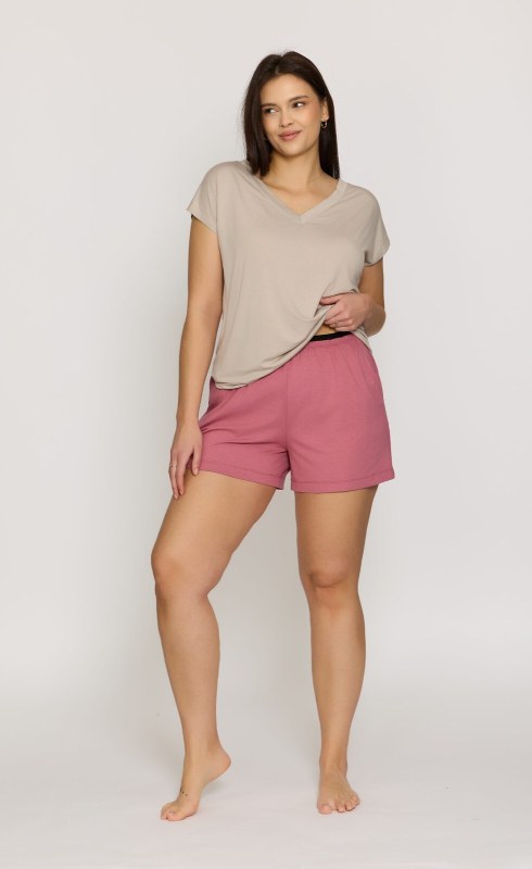Mefemi Mix&Match Mila PDI1 Hladké pyžamové šortky S-2XL - Dámské oblečení pyžama