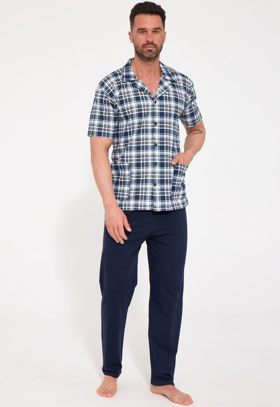 Pyžamo Cornette 318/61 kr/r M–2XL s&nbsp;rozepínáním