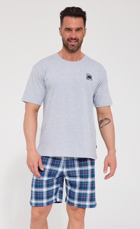Pyžamo Cornette 326/340 Grizzly 2 kr/r S–2XL