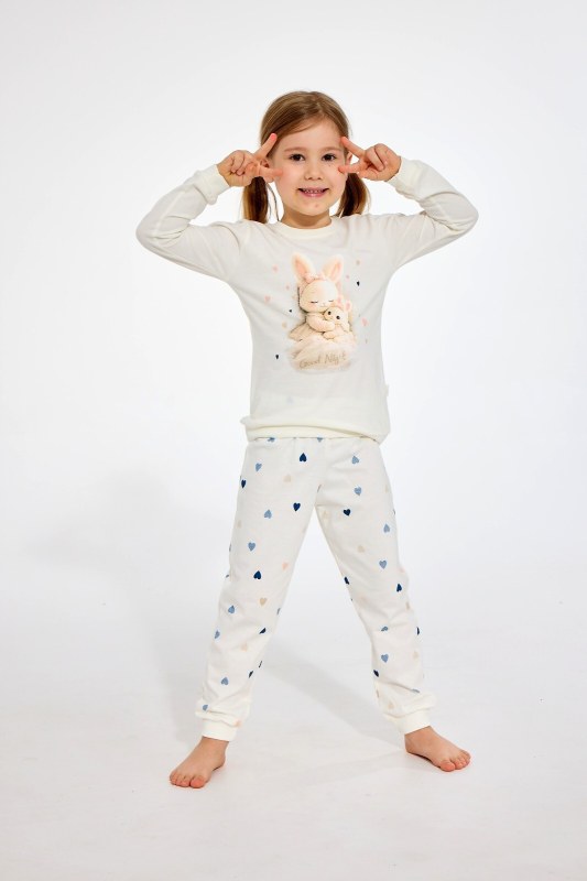 Pyžamo Cornette Kids Girl 594/201 Sleeping, délka rukávů 86–128