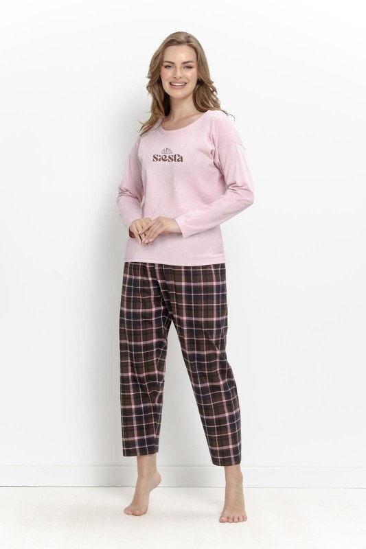 Pyžamo Taro 3619 Kayla, dlouhé rukávy, velikosti S–XL, Z26/27 - Dámské oblečení pyžama