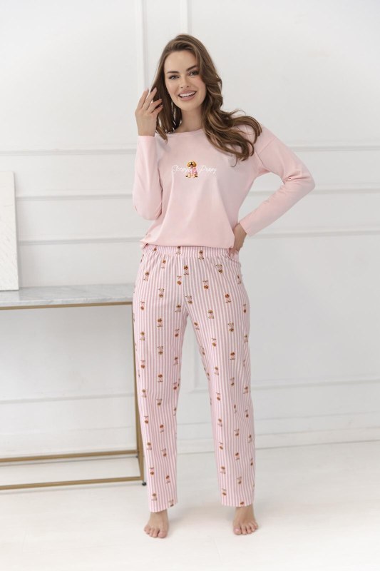Pyžamo Taro 3623 Nola, dlouhé rukávy, velikosti S–XL, Z26/27 - Dámské oblečení pyžama