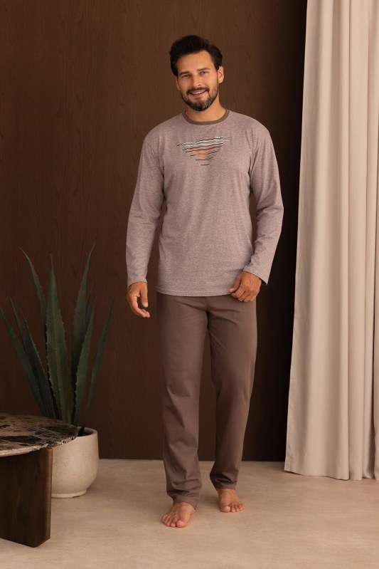 Pyžamo Regina 6007 dlouhé rukávy, velikosti M–3XL, Z26