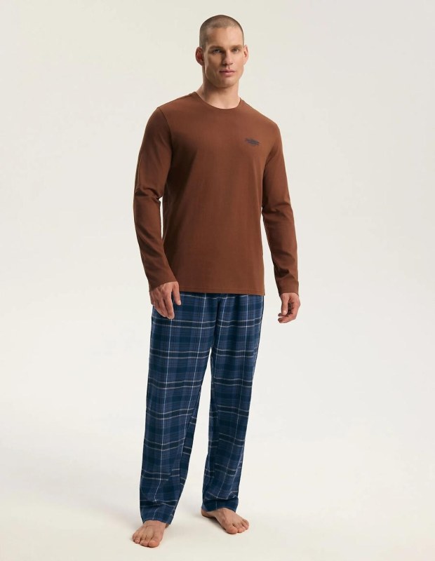 Pyžamo Henderson Premium 45451 Imago, dlouhé rukávy, velikosti M–3XL