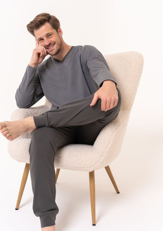 Pyžamo Moraj PDM4600-021 dlouhé rukávy, velikosti M–2XL - Dámské oblečení pyžama