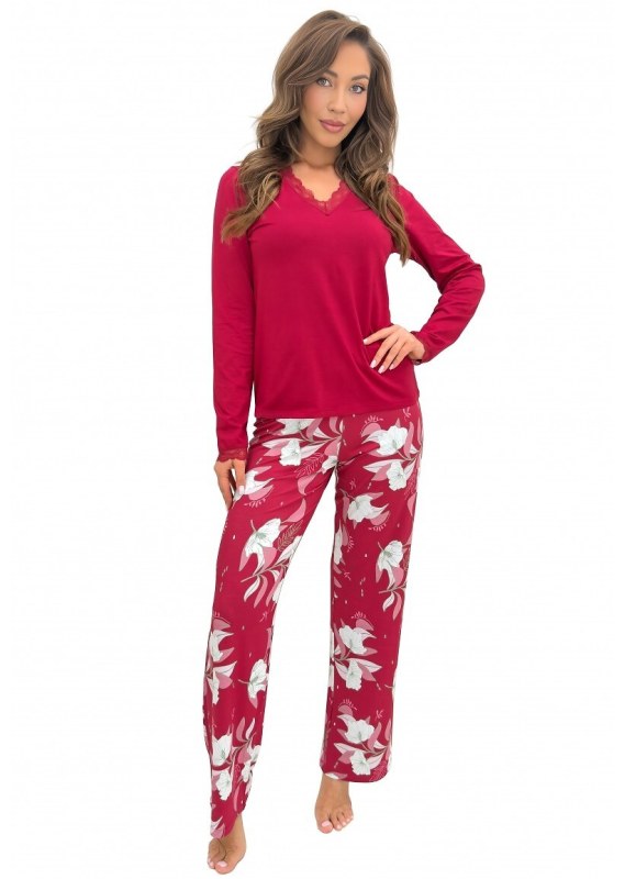 Pyžamo Donna Brigitte Long, délka rukávů S–2XL