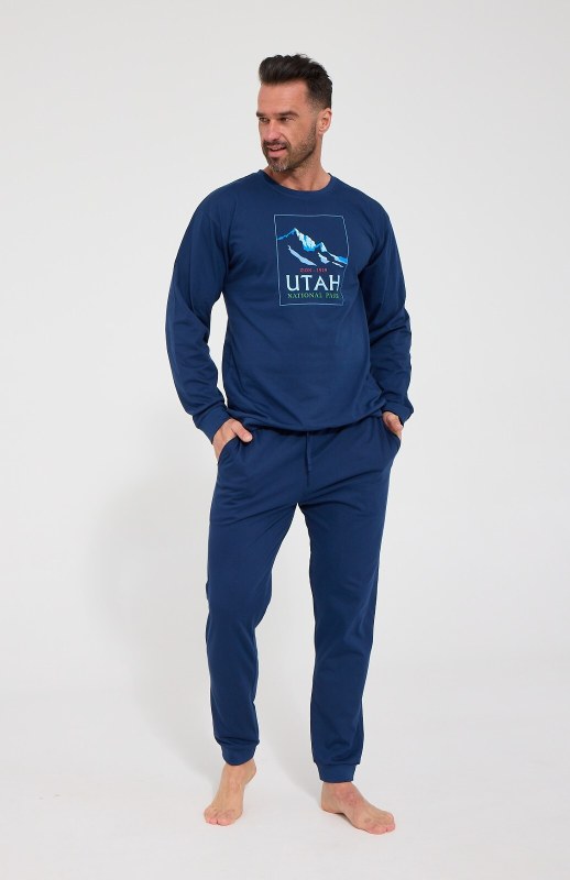Pyžamo Cornette 322/332 Utah, dlouhé rukávy, velikosti S–2XL