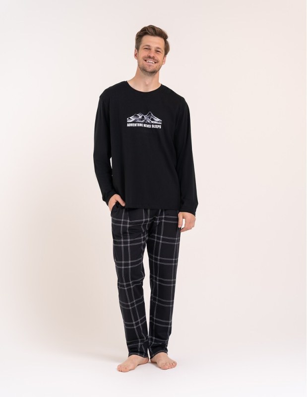 Pyžamo Moraj PDM5800-004 dlouhé rukávy, velikosti M–3XL