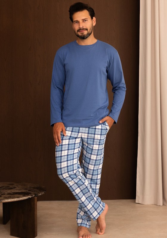 Pyžamo Regina 6006 dlouhé rukávy, velikosti S–2XL, Z26