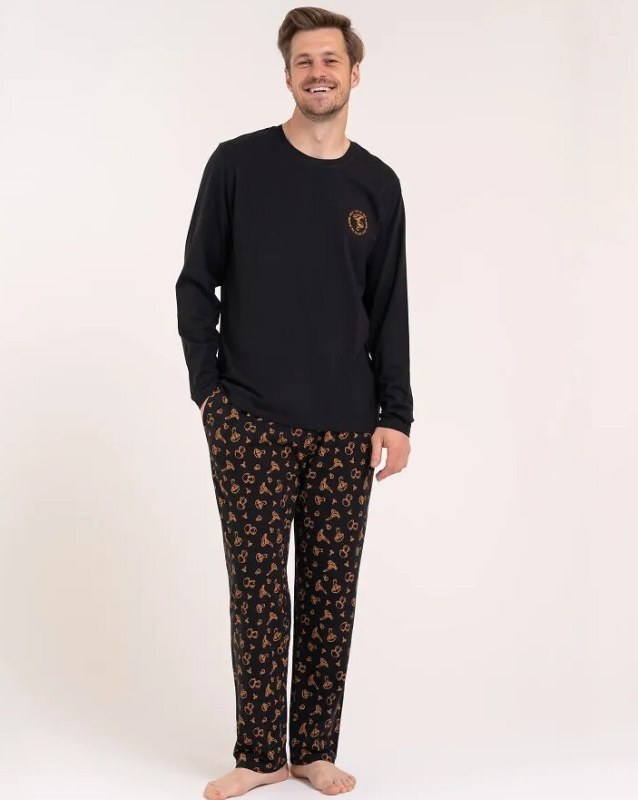 Pyžamo Moraj PDM4600-017 dlouhé rukávy, velikosti M–3XL