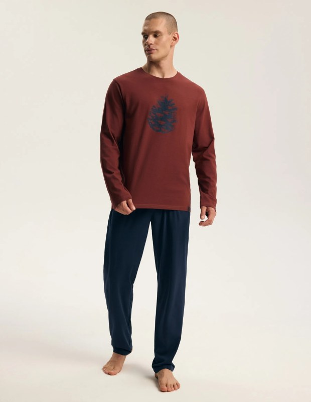 Pyžamo Henderson Core 45494 Fall, dlouhé rukávy, velikosti M–3XL