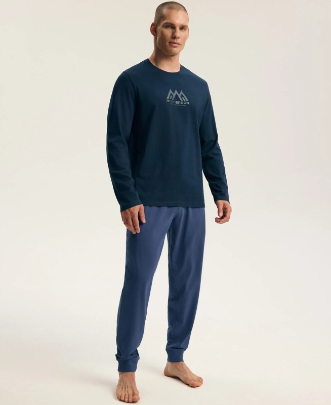 Pyžamo Henderson 45499 Fin, dlouhé rukávy, velikost M–3XL - Dámské oblečení pyžama