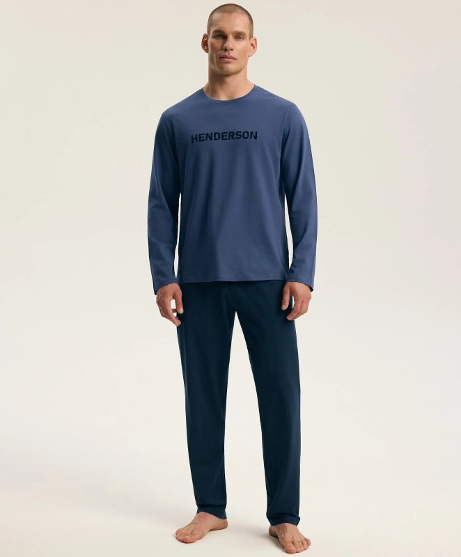 Pyžamo Henderson 45491 Flock, dlouhý rukáv, velikosti M–3XL - Dámské oblečení pyžama