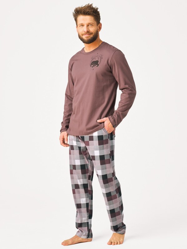Pyžamo Key MNS 620 dlouhé/krátké M–2XL
