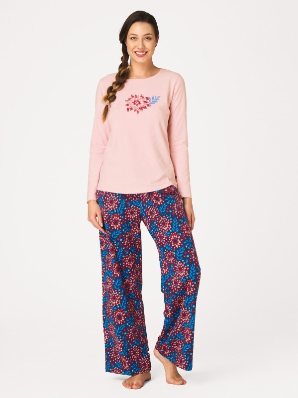 Pyžamo Key LNS 635, dlouhé rukávy, velikosti S–XL