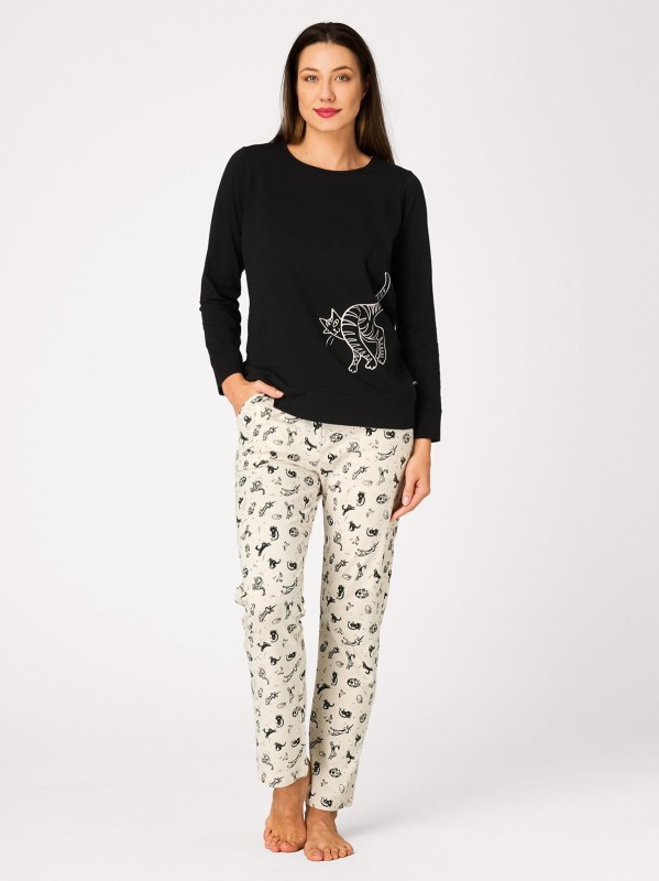 Pyžamo Key LNS 923 dlouhé rukávy XS–XL