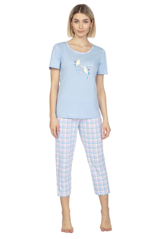 Dámské pyžamo Regina 659 M-XL kr/r L24 - Dámské oblečení pyžama