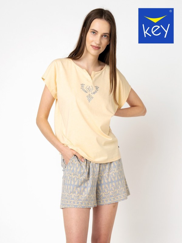 Dámské pyžamo Key LNS 795 A24 kr/r S-XL - Dámské oblečení pyžama