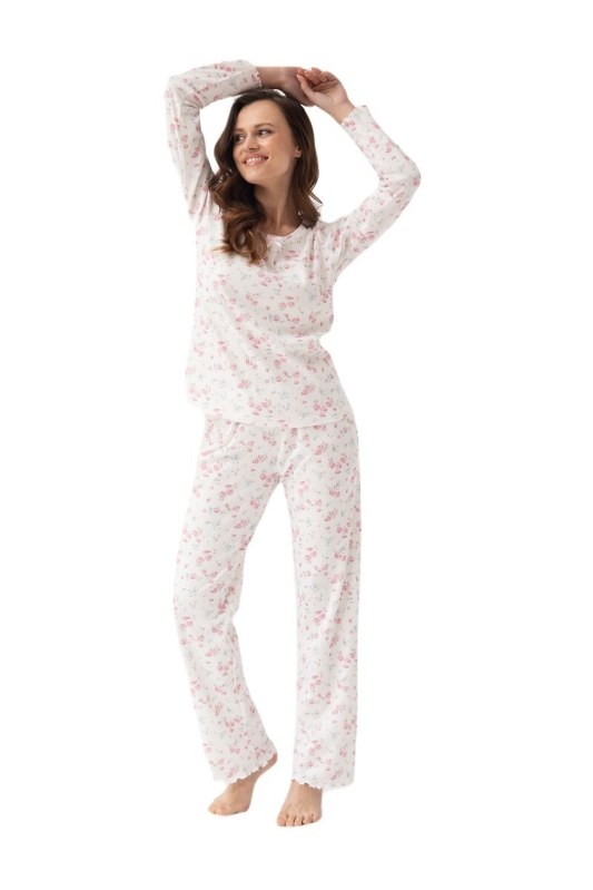 Pyžamo Luna 691 dlouhé/r S-2XL Z24/25 dámské Pyžamo Luna 691 dlouhé/r S-2XL Z24/25 dámské - Dámské oblečení pyžama