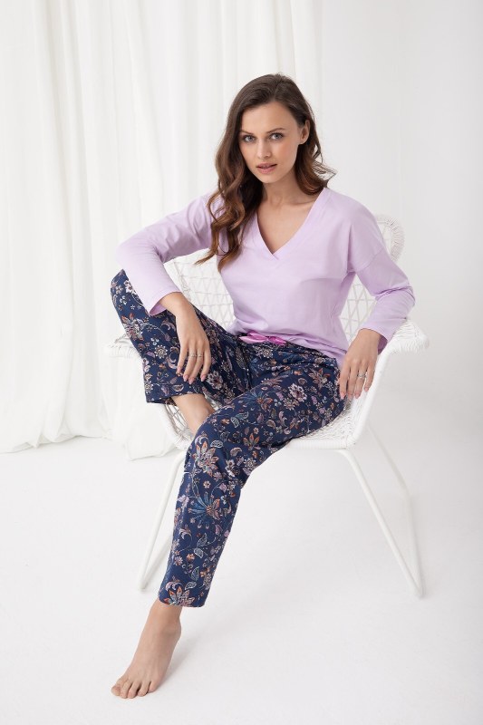 Pyžamo Luna 614 dlouhé/r 3XL Z24/25 dámské´ Pyžamo Luna 614 dlouhé/r 3XL Z24/25 dámské´ - Dámské oblečení pyžama