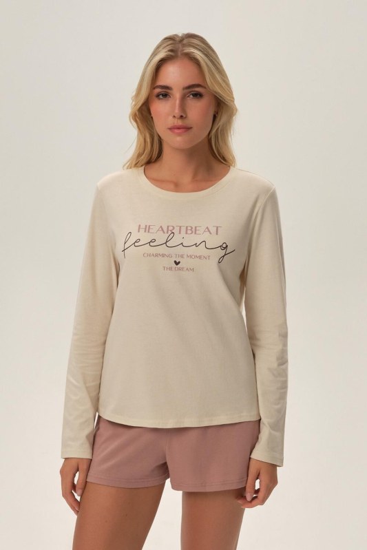 Henderson Dámské pyžamo 41868 Freja long/r S-2XL