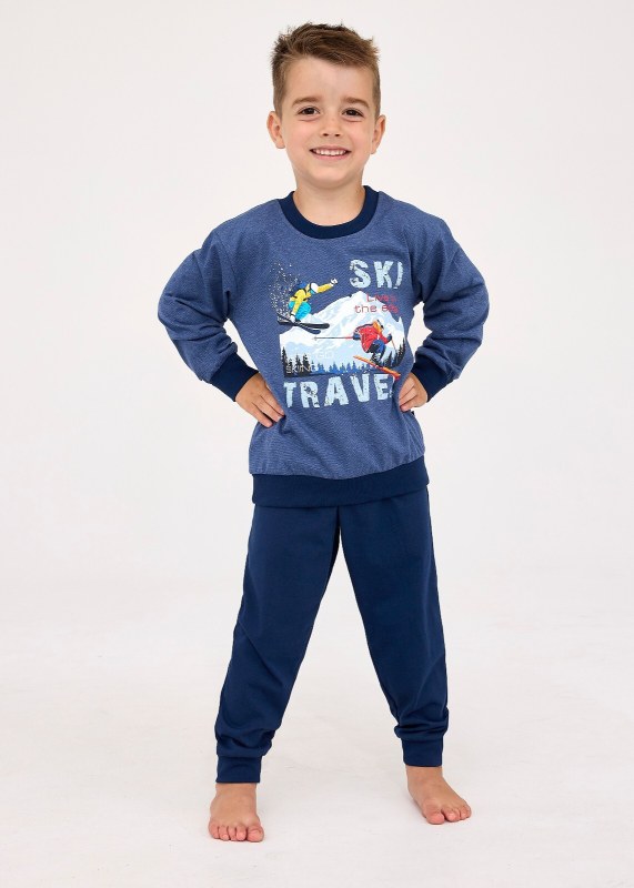 Chlapecké pyžamo Cornette Kids Boy 477/158 Ski 86-128 - Dámské oblečení pyžama