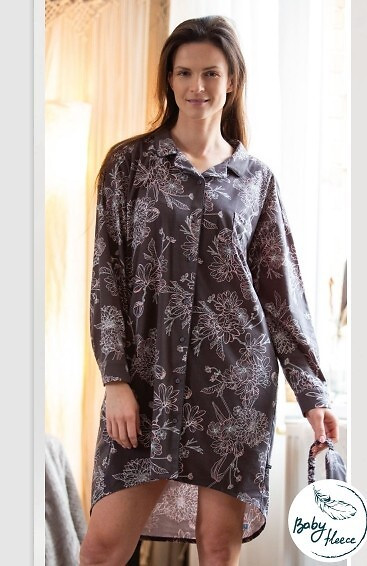 Košile Key LND 817 B24 long/r 2XL-3XL - Dámské oblečení pyžama