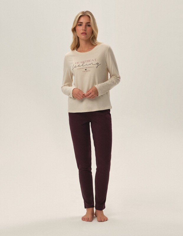 Henderson Dámské pyžamo 42709 Freja long/r S-2XL Henderson Dámské pyžamo 42709 Freja long/r S-2XL - Dámské oblečení pyžama