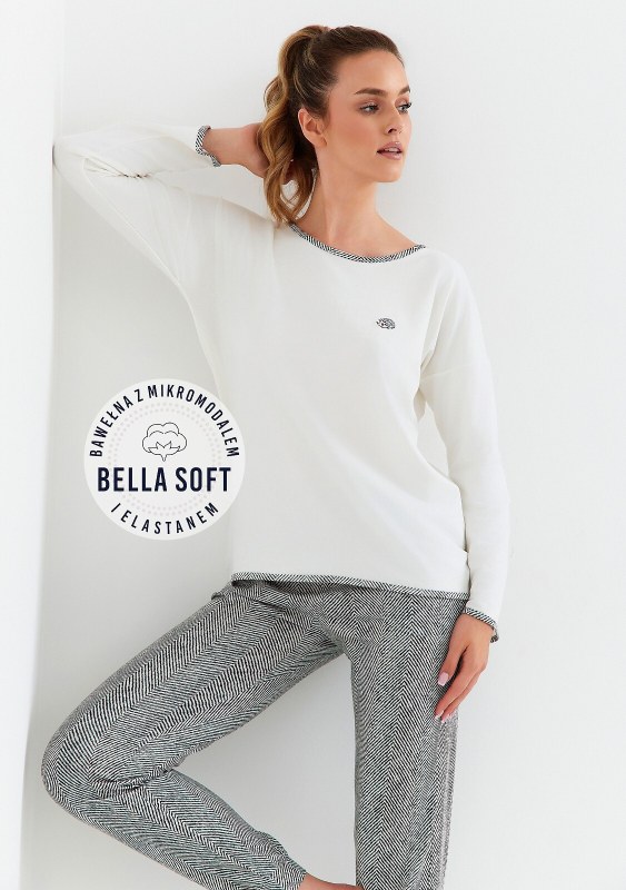 Pyžamo Cana 411 long/r Bella Soft 2XL Pyžamo Cana 411 long/r Bella Soft 2XL - Dámské oblečení pyžama